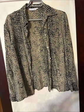d'allaird's 100% silk blouse, Sz 14